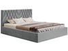 Łóżko tapicerowane z pojemnikiem i stelażem 120x200 Andri szary