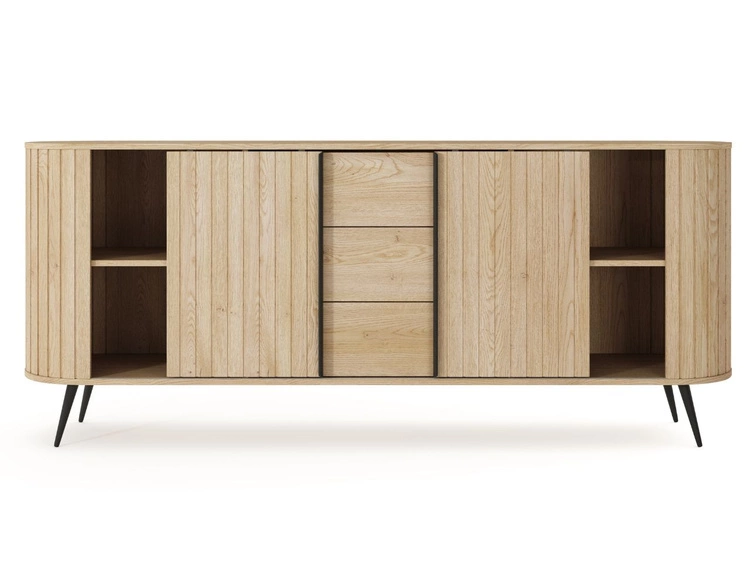 Komoda z drzwiami przesuwnymi 200 cm Passione Dąb Cremona