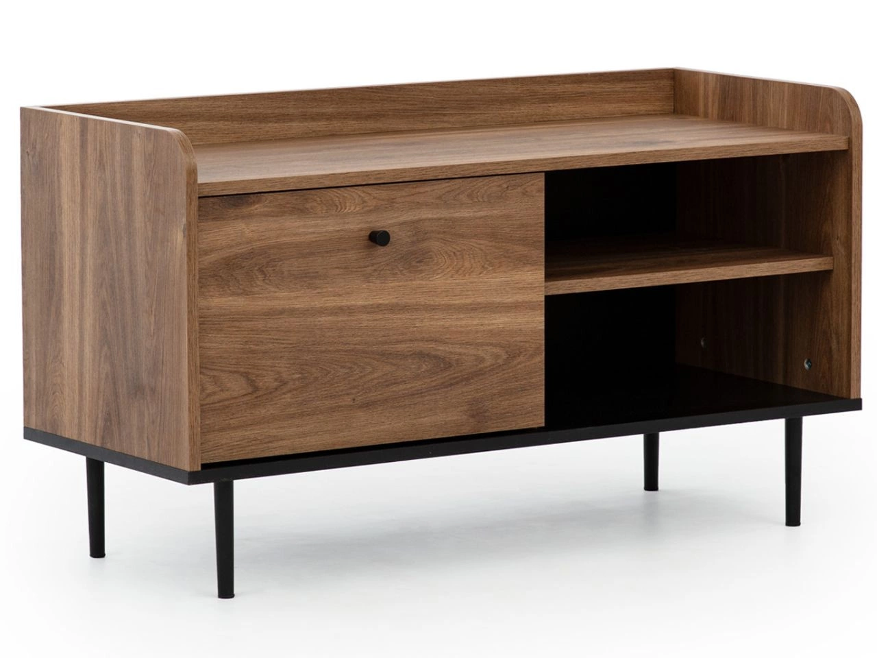 Szafka pod telewizor z drzwiczkami 100 cm Vasa Brązowa