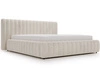 Łóżko tapicerowane z pojemnikiem i stelażem 160x200 Bliss Beżowe