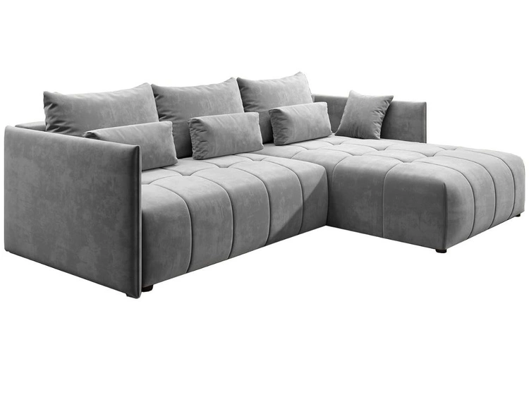 Narożnik L uniwersalny z funkcją spania i pojemnikiem Ardi Szary