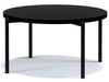 Okrągły Stolik kawowy Sevilla 84 cm Czarny mat