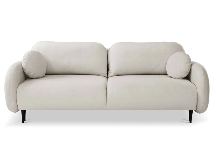 Kanapa z funkcją spania i pojemnikiem na pościel Alta Jasnoszara