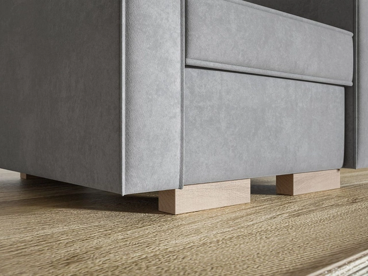 Fotel do salonu Pori szary