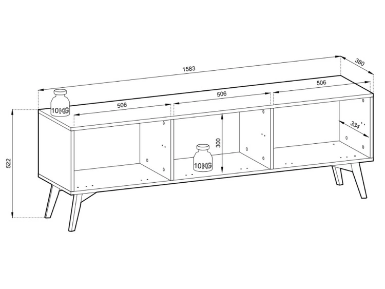 Zestaw mebli do salonu Modena Beż Piaskowy