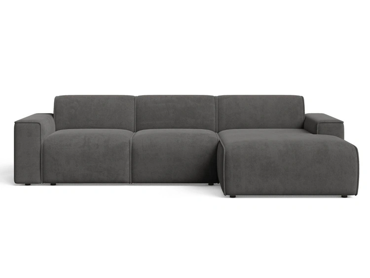 Ciemny szary \ Welur \ Prawa