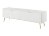 Szafka pod telewizor z drzwiczkami 163 cm Latina Biała
