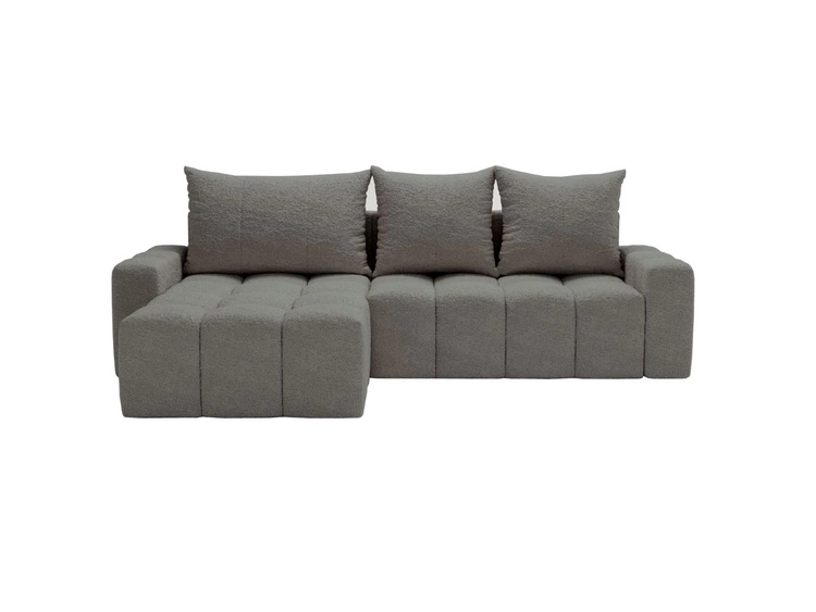 Narożnik L uniwersalny z funkcją spania i pojemnikiem Bresso Ciemnoszary