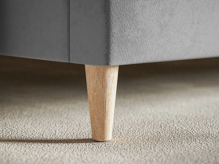 Łóżko tapicerowane 120x200 Trio Szary