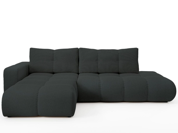 Narożnik L Lewy z funkcją spania i pojemnikiem Sile L Grafitowy