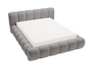 Łóżko tapicerowane z pojemnikiem na pościel 120x200 Doria Szare