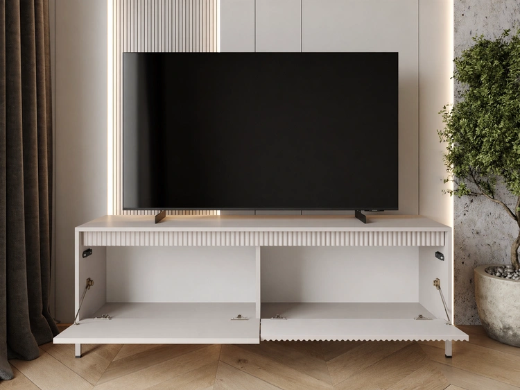 Szafka pod telewizor z drzwiczkami 153 cm Sorano Beżowa