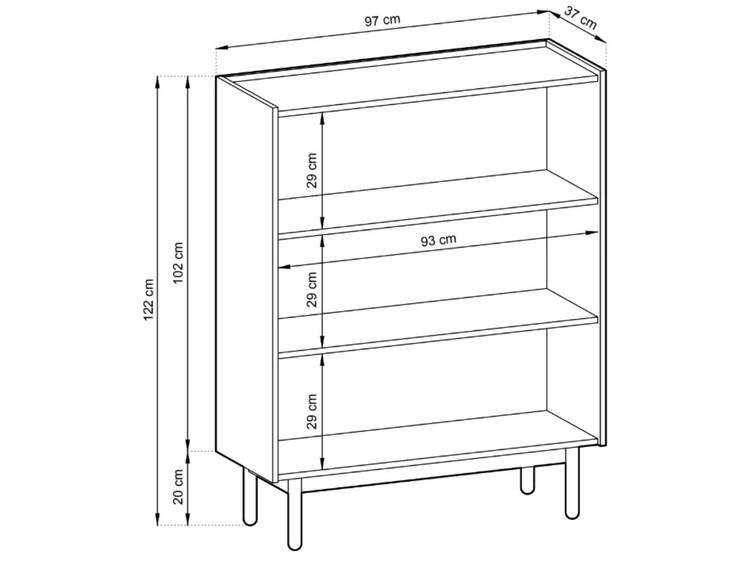 Zestaw mebli do salonu Braha Dąb Riviera