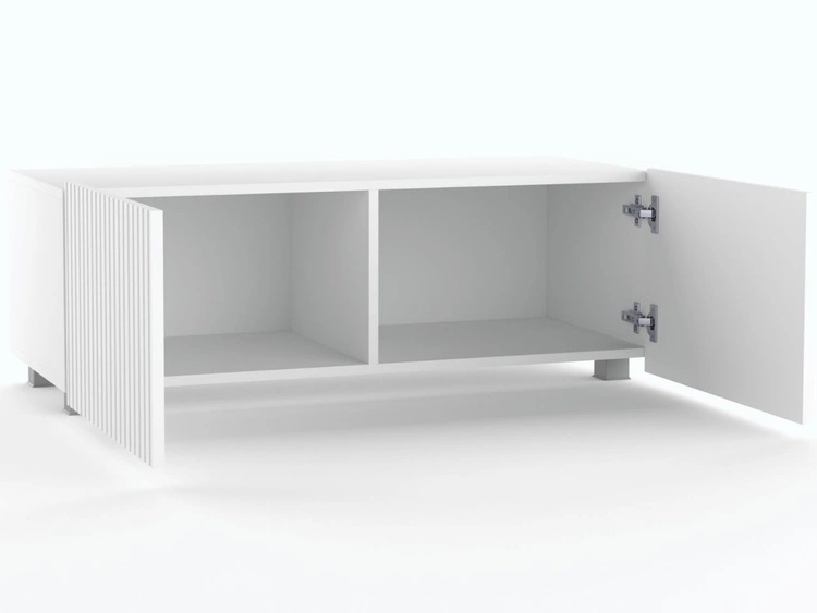 Szafka pod telewizor z drzwiczkami Kioto Biały