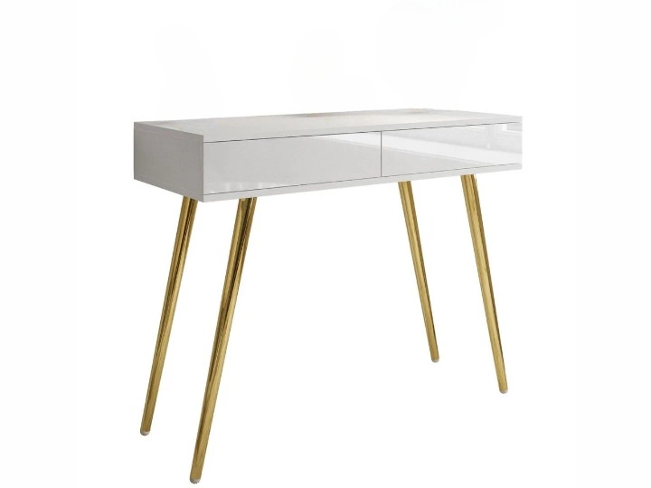 Biały połysk \ Push to open \ Złoty