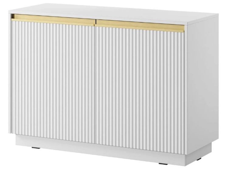 Komoda z drzwiami 104 cm Roland Biały