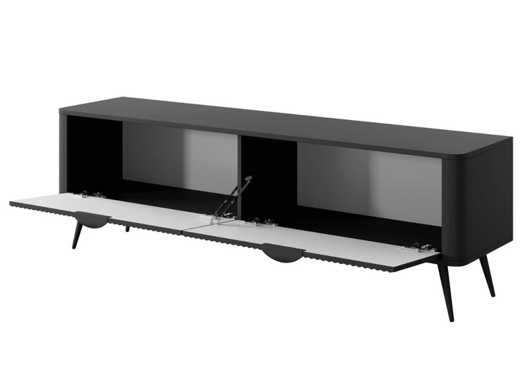 Szafka pod telewizor z drzwiczkami 160 cm Latina Czarna