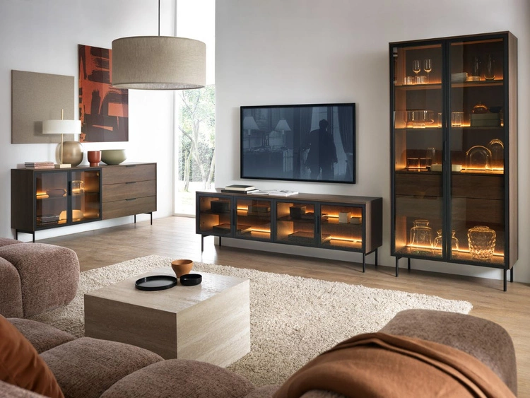 Komoda z drzwiami i szufladami Lumina Dąb Dunin