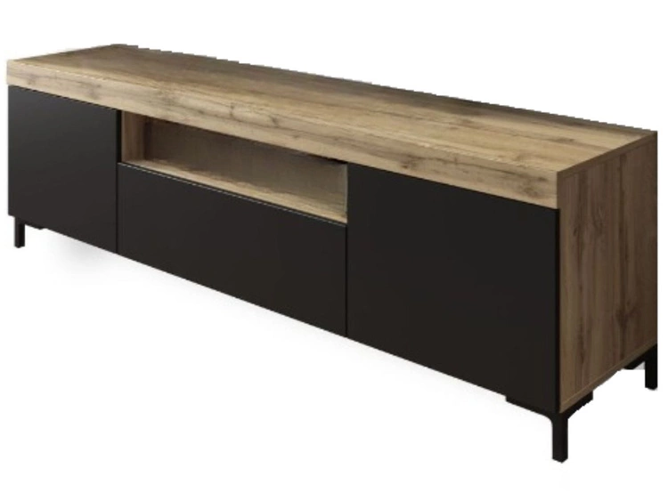 52 cm \ Czarny mat || Dąb wotan