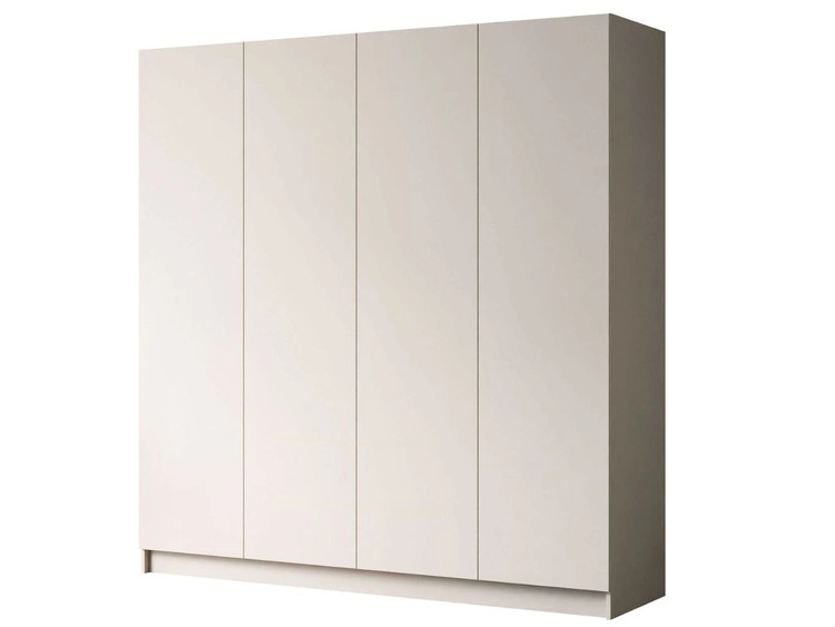 Szafa czterodrzwiowa z drzwiami uchylnymi i szufladami Ameli Kaszmir