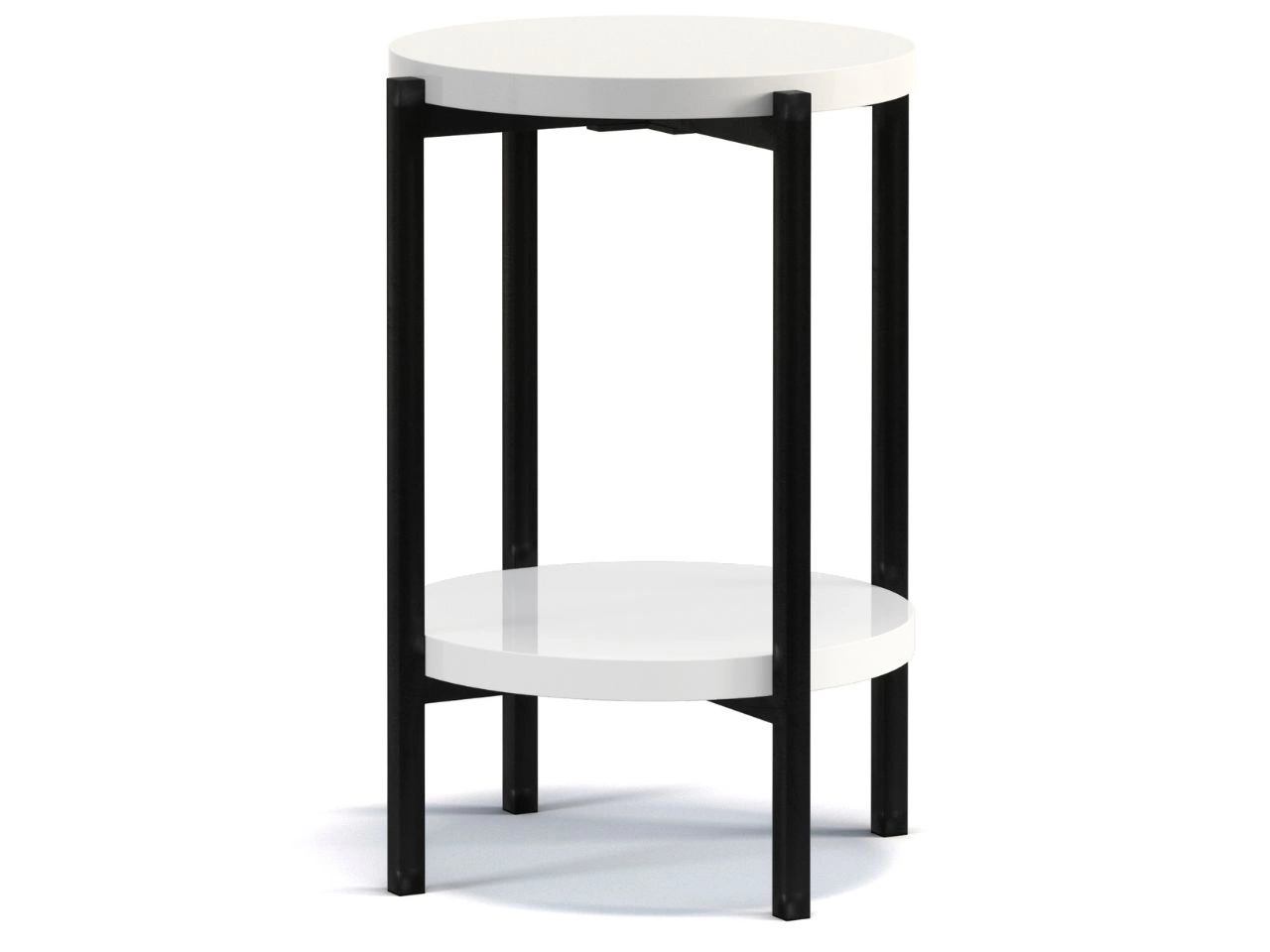 Stolik boczny Sevilla Biały połysk