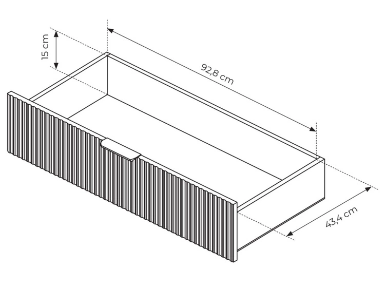 Szafa czterodrzwiowa z drzwiami uchylnymi Latina Beżowa