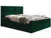 Łóżko kontynentalne z pojemnikiem na pościel 120x200 Hera Zielone
