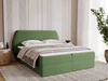 Łóżko kontynentalne z pojemnikiem na pościel 160x200 Bogota Zielone