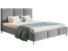 Łóżko tapicerowane ze stelażem 180x200 Trio Szary