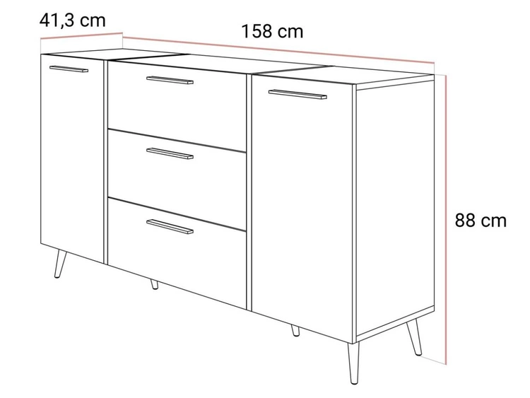 Zestaw mebli do salonu w stylu glamour na złotych nóżkach Lunelie Kaszmir