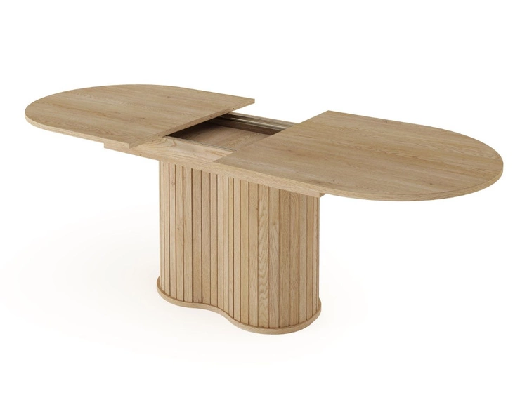 Owalny stół rozkładany 220 cm Passione dąb cremona