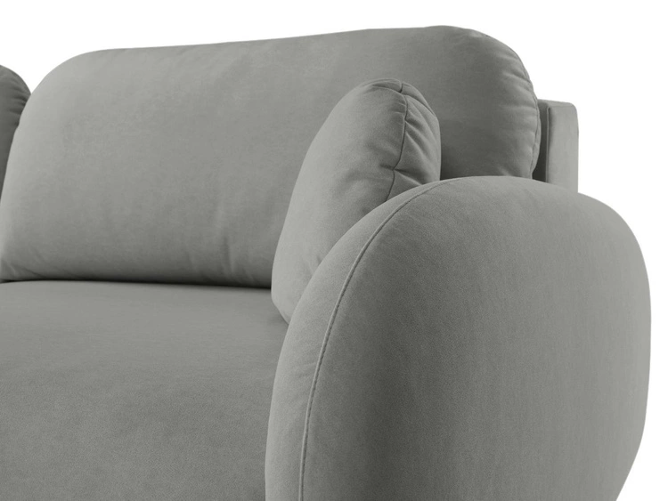 Kanapa z funkcją spania i pojemnikiem na pościel Alta Szara