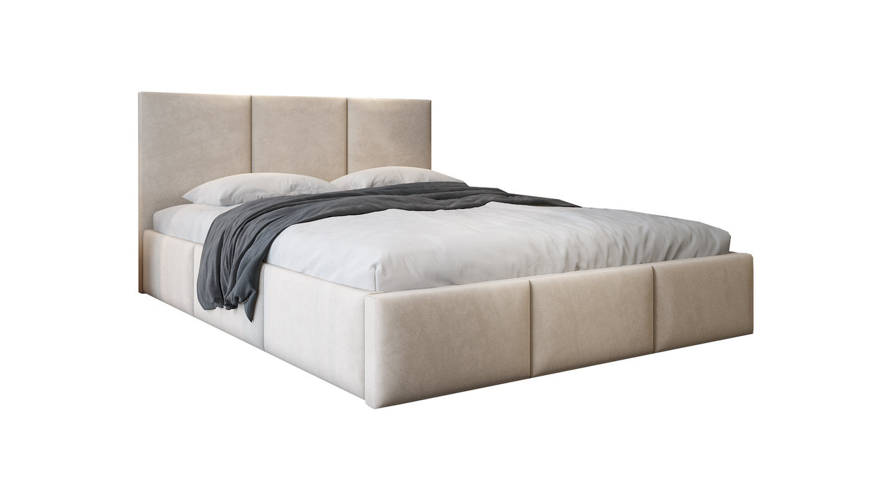 Nowoczesne łóżko tapicerowane Lovro 120x200